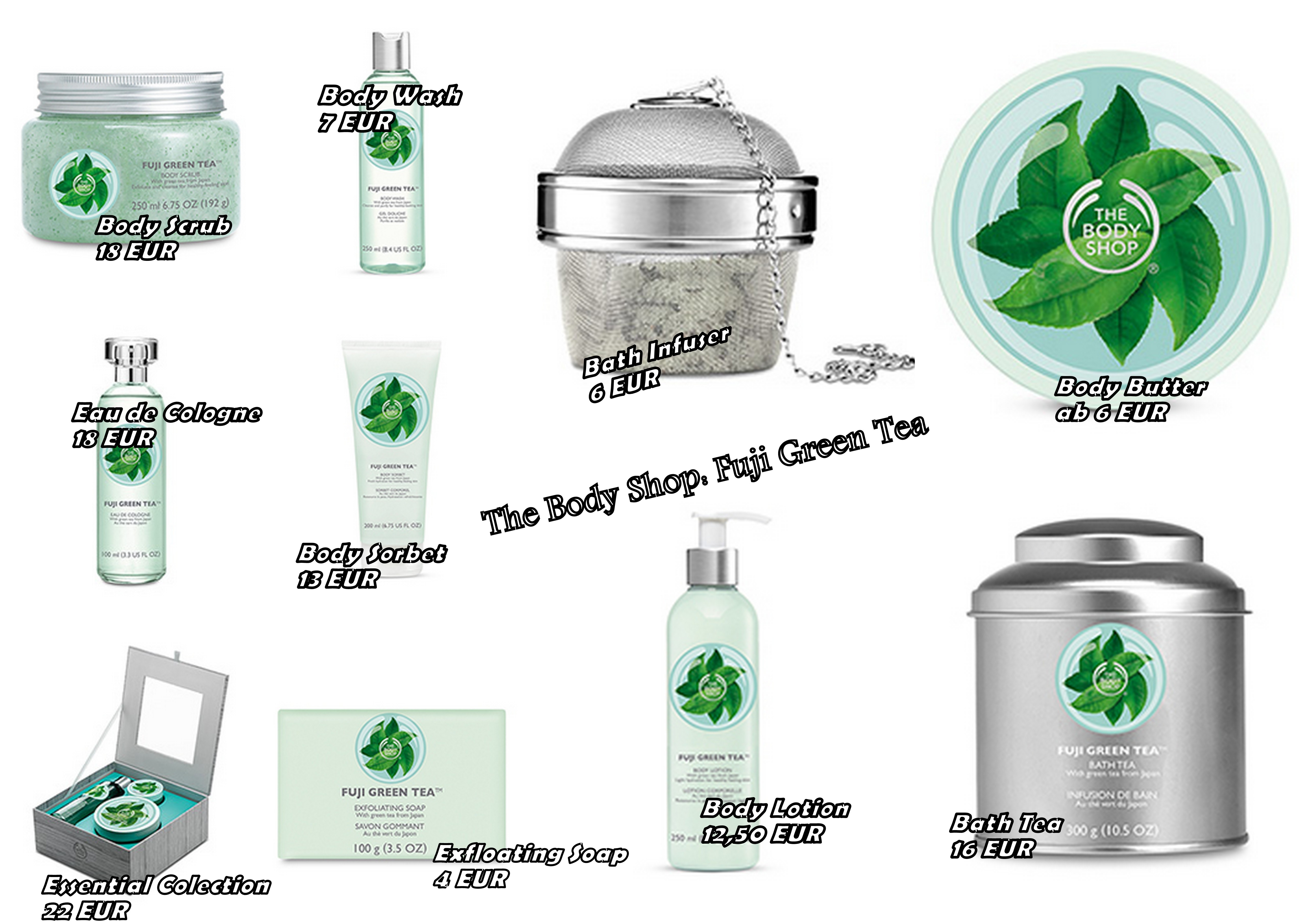 Fuji Green Tea™ Körperpflege  _Collage